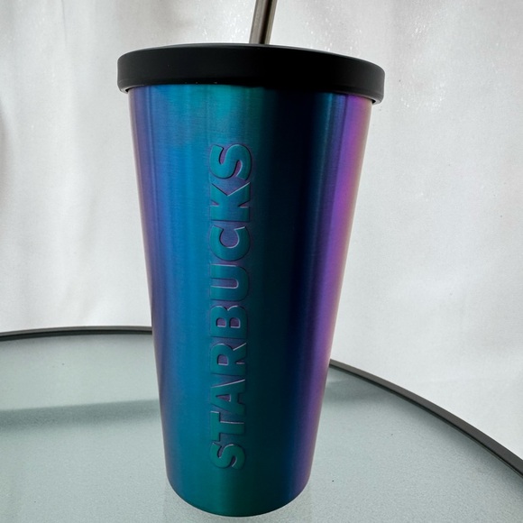 Starbucks Other - 2014 Blue purple ombré metal tumbler